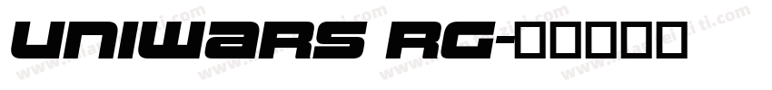 Uniwars RG字体转换
